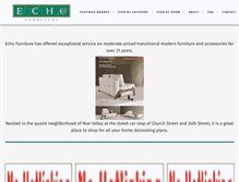 Tablet Screenshot of echofurnituresf.com